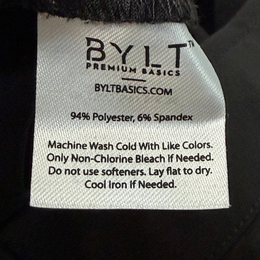 BYLT Premium Basics Kinetic Cargo Shorts‎ Mens 36 Black Stretch KN_CRGO_SHO_BLK
